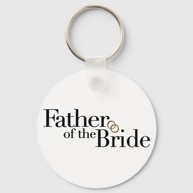 Father Of The Bride Key Ring (Front)