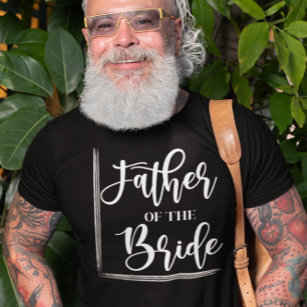 Father of the Bride Lined Valour  T-Shirt