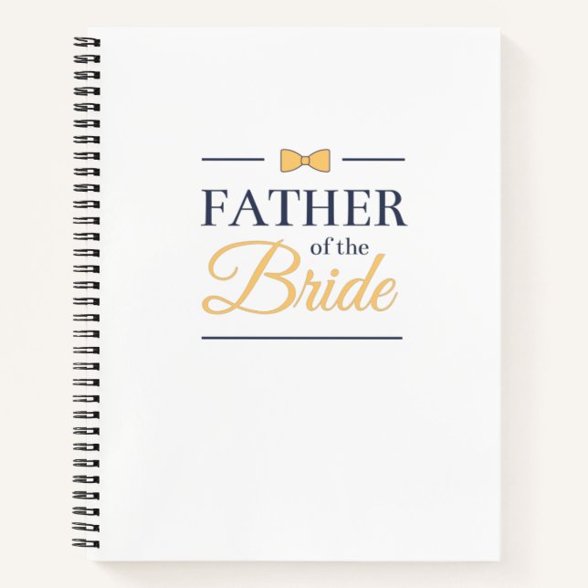 Father of the bride notebook (Front)