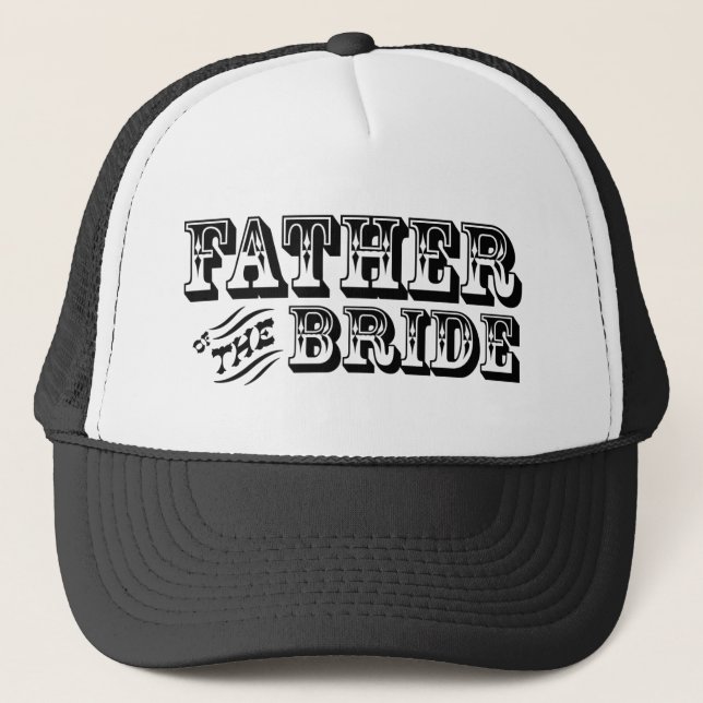 Father of the Bride - Old West Trucker Hat (Front)
