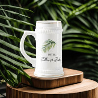 Father of the Bride Palm Leaf Wedding Party Gift