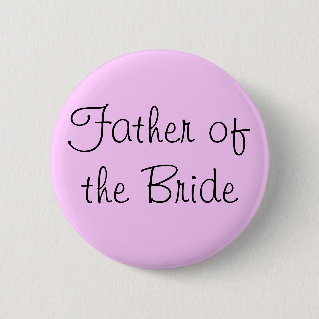 Father of the Bride Pin (Front)