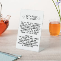 Father Of The Bride Plague Wedding Keepsake Gift