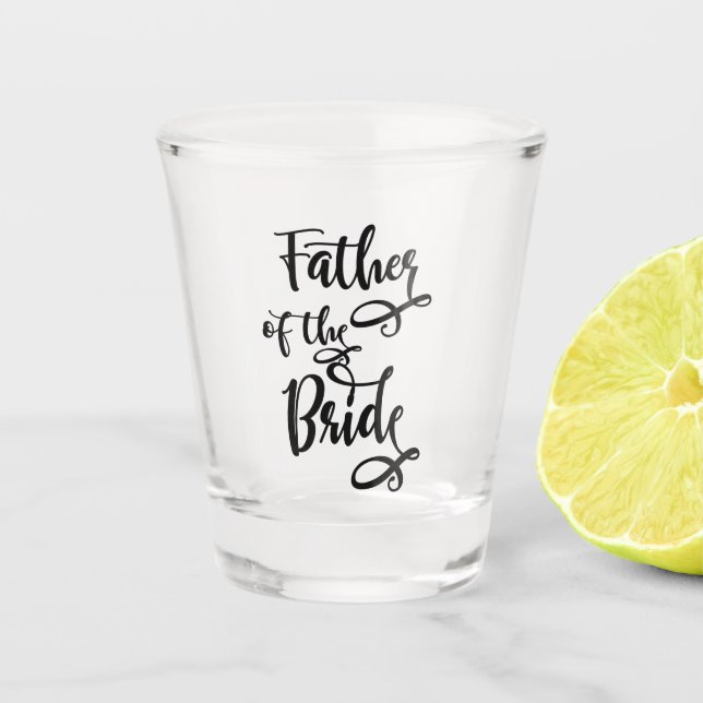 Father of the Bride Shot Glass (Front)