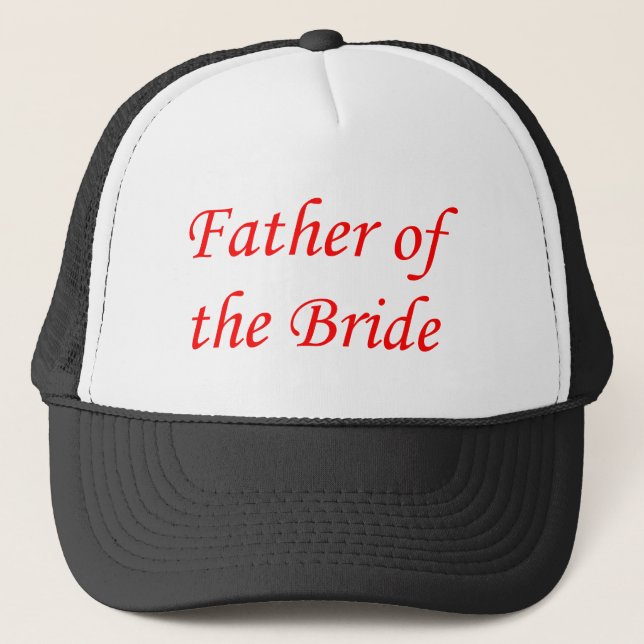 Father of the Bride Trucker Hat (Front)