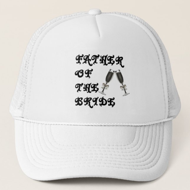 Father Of The Bride Trucker Hat (Front)