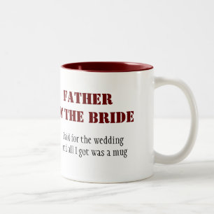 Father of the Bride Two-Tone Coffee Mug