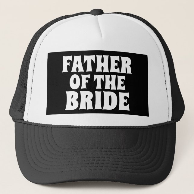 FATHER OF THE BRIDE WEDDING GIFT BALL CAPS HATS (Front)