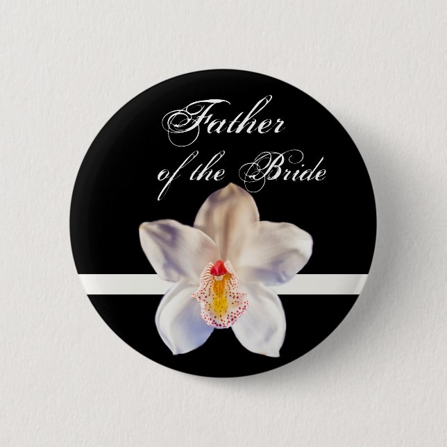 Father Of The Bride  Wedding ID Badge (Front)