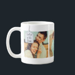 Father of the Bride Wedding Photo Collage Coffee Mug<br><div class="desc">Create a perfect keepsake gift for the father of the bride. This coffee mug is ready to be personalised with three of your favourite square shaped photos and features a white tag with the message "Father of the Bride" written on it in black script lettering.</div>