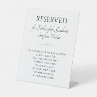 Father of the Graduate Memorial Chair Graduation
