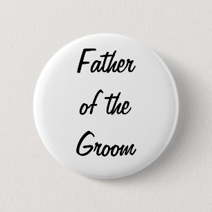 Father of the Groom Badge