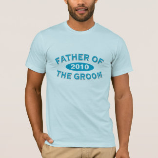 Father of the Groom Blue Arc 2010 T-Shirt