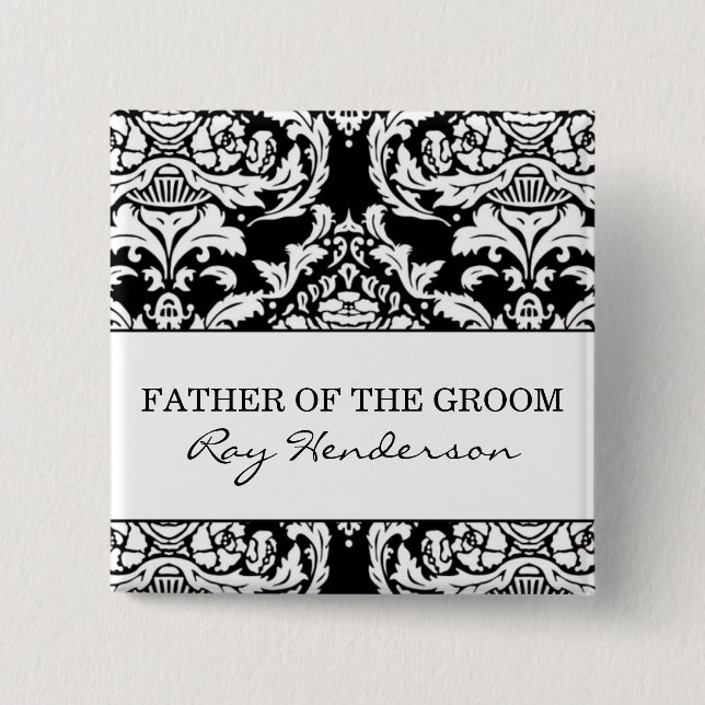 Father of the Groom Button (Front)