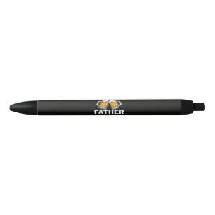 Father of The Groom Drinking Team Black Ink Pen
