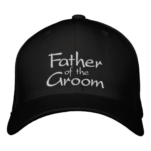 Father of the Groom Embroidered Hat (Front)