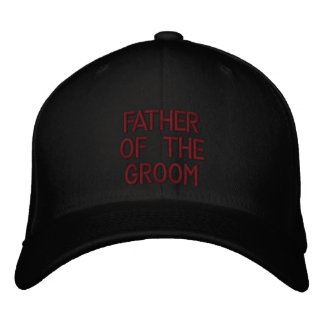 Father of the Groom Embroidered Hat