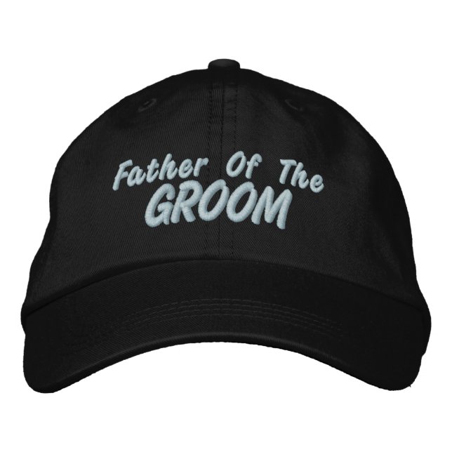Father of the Groom Embroidered Hat (Front)