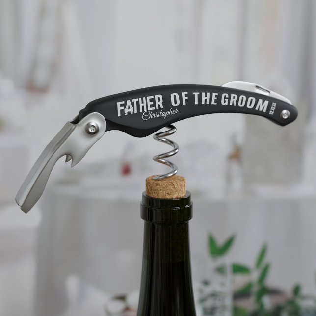 Father of the Groom Favor Wedding Parent Corkscrew (Creator Uploaded)