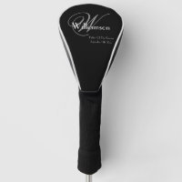 Father Of The Groom Gift Elegant Monogram Modern