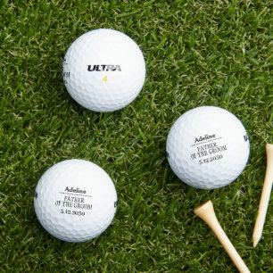 Father of the groom golf balls customised