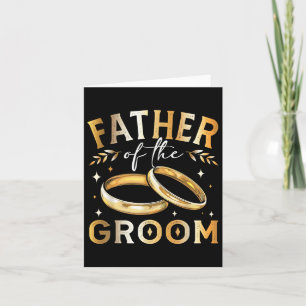 Father Of The Groom Grooms Father Wedding And Enga Card