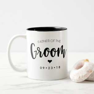 Father of the Groom Mug Personalise Your Date