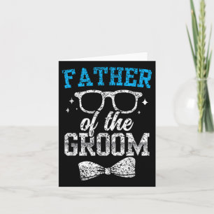 Father Of The Groom Party Wedding Bachelor Card