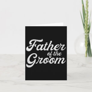 Father Of The Groom Shirts For Men Card