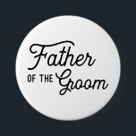Father of the Groom Wedding Bridal Party Favour 7.5 Cm Round Badge<br><div class="desc">A Father of the Groom button for the father in your life to wear. Easily change the name and the date on the back. Need something more custom for your wedding day? If you need any coordinating items, (thank you cards, etc.) please contact me for a custom order. ****For custom...</div>