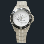 Father Of The Groom Wedding Gift Monogram Sports<br><div class="desc">Father Of The Groom Wedding Gift Monogram Sports Watch. Click personalize this template to customize it with the monogram initial, the name, and the wedding date quickly and easily. Father Of The Groom Wedding Gift Monogram Sports Watch, is part of the Parent Gifts Collection, with a matching Father Of The...</div>