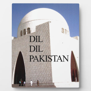 Father of the Nation: Mazar-e-Quaid Plaque