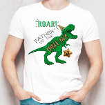 Father Of The Three-Rex Dinosaur 3rd Birthday T-Shirt<br><div class="desc">Celebrate in style with this trendy "Father of the Three-Rex" 3rd birthday T-shirt. Matching items can be found in the collection.</div>