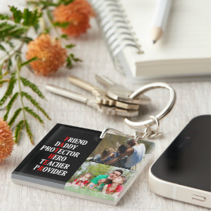 Father Personalised Acrylic Keychain