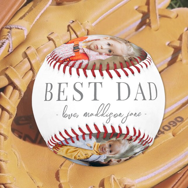 Father Personalised Dad Photo Baseball (Father Personalized Dad Photo Baseball)
