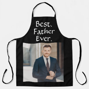 Father Photo Collage Custom Giant Apron
