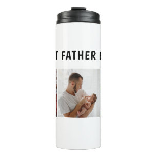 Father Photo Collage Custom Giant Thermal Tumbler