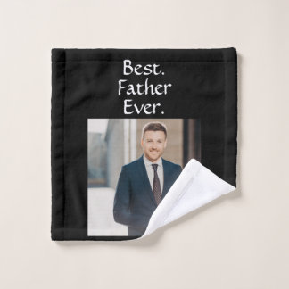 Father Photo Collage Custom Giant Wash Cloth