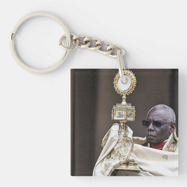 Father Robert Sarah Key Ring (Front)