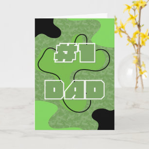 Father’s Day #1 Dad Folded Card