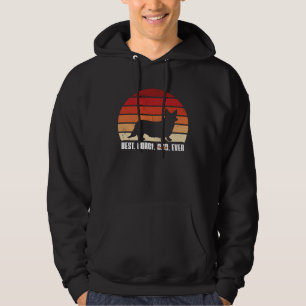 Father s Day Corgi Dog Daddy Retro Best Corgi Dad Hoodie