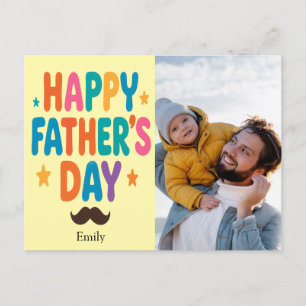 Father’s Day Custom Photo Postcard