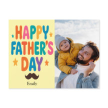 Father’s Day Custom Photo Postcard