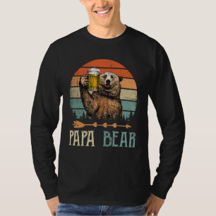 Father s Day Dad Bear Retro Vintage Father s Day T-Shirt