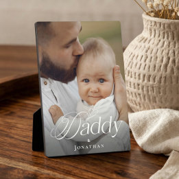 Father’s Day Daddy & Baby Personalised Photo Gift Plaque