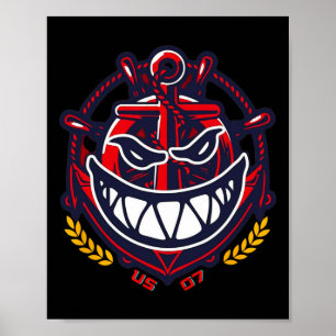 Father&# s Day Daddy Shark Family  Poster