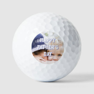 Father’s Day Gift for Dad   Custom Photo & Name Golf Balls