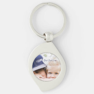 Father’s Day Gift for Dad   Custom Photo & Name Key Ring