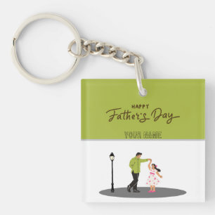 Father’s Day Gift for Dad   Custom Photo & Name Key Ring