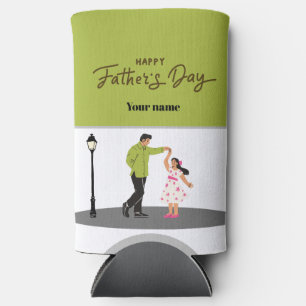 Father’s Day Gift for Dad   Custom Photo & Name Seltzer Can Cooler